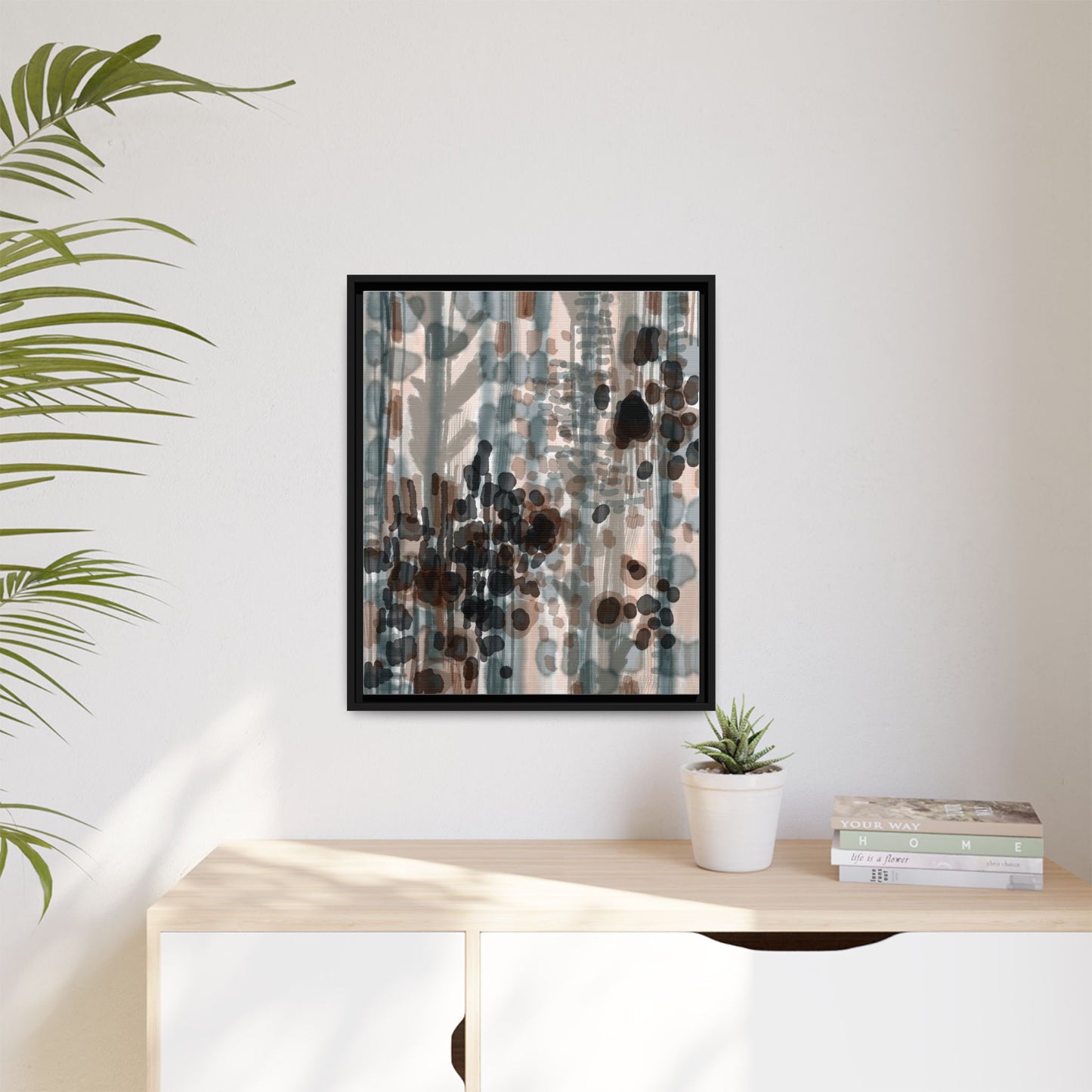 Vleken by an unknown artist Framed Canvas Art