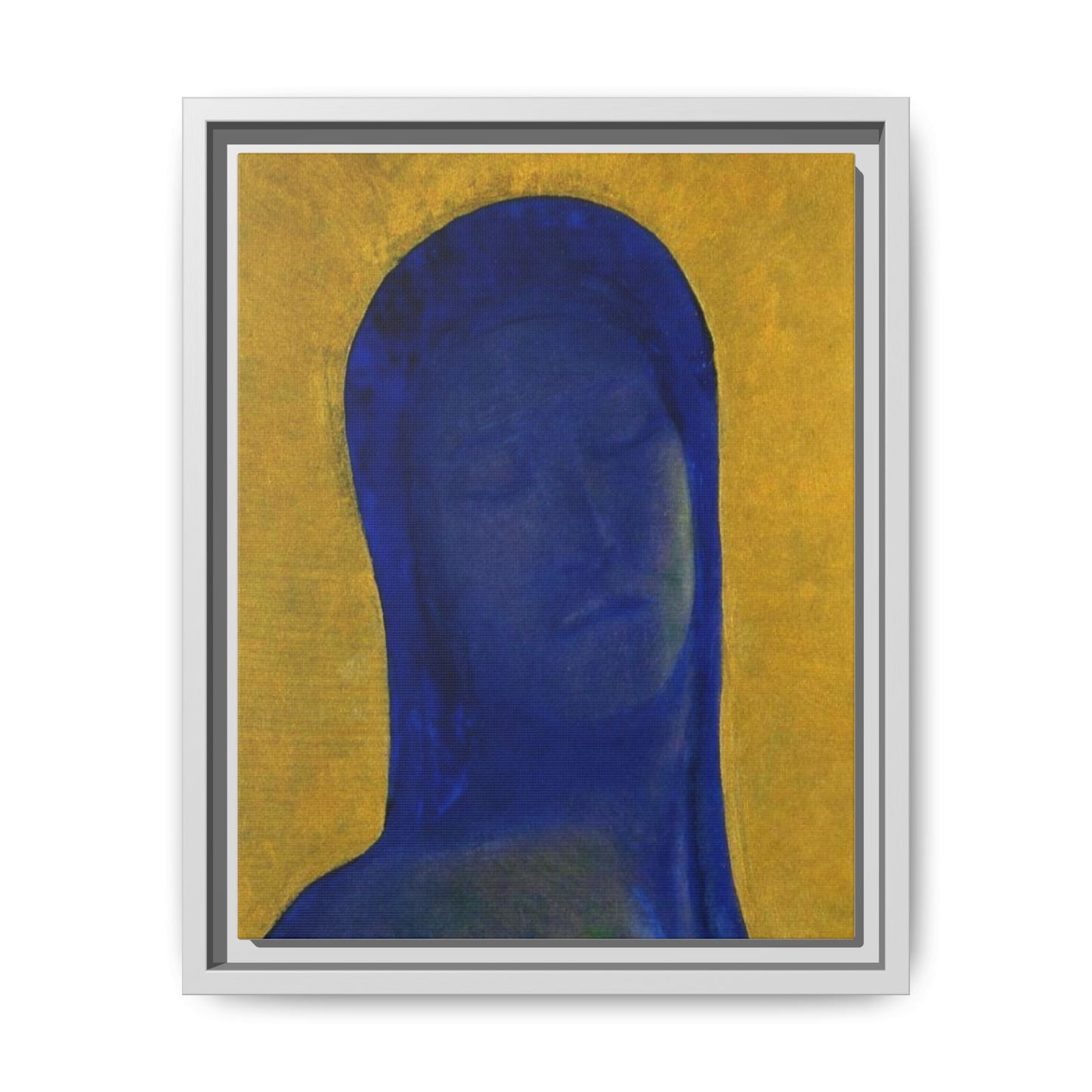 Closed Eyes by Odilon Redon Framed Matte Canvas Wall Art Print