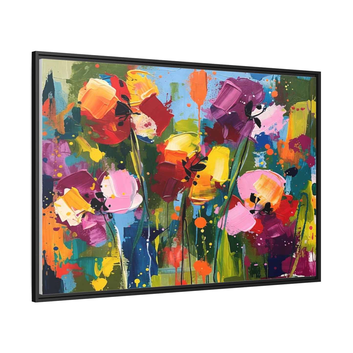 Matte Canvas, Framed (Multi-color)
