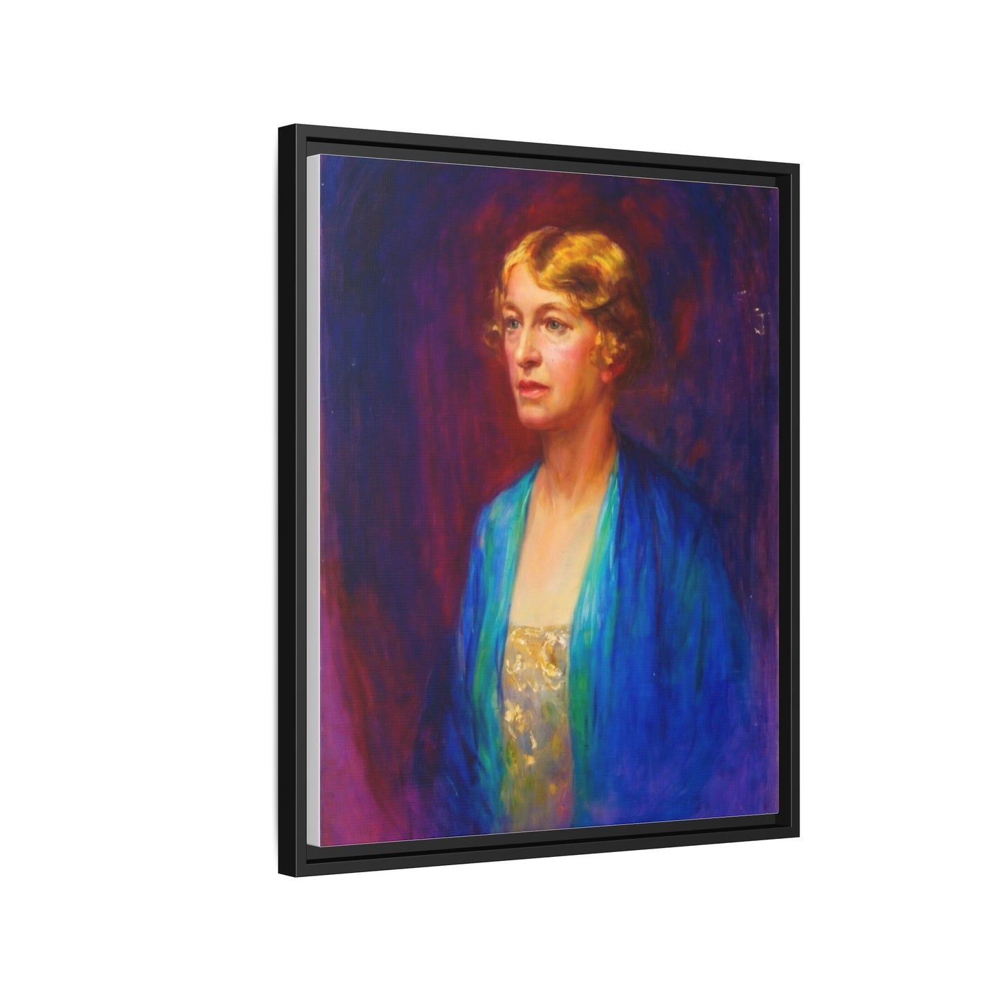 Matte Canvas Portrait , Framed (Multi-color)