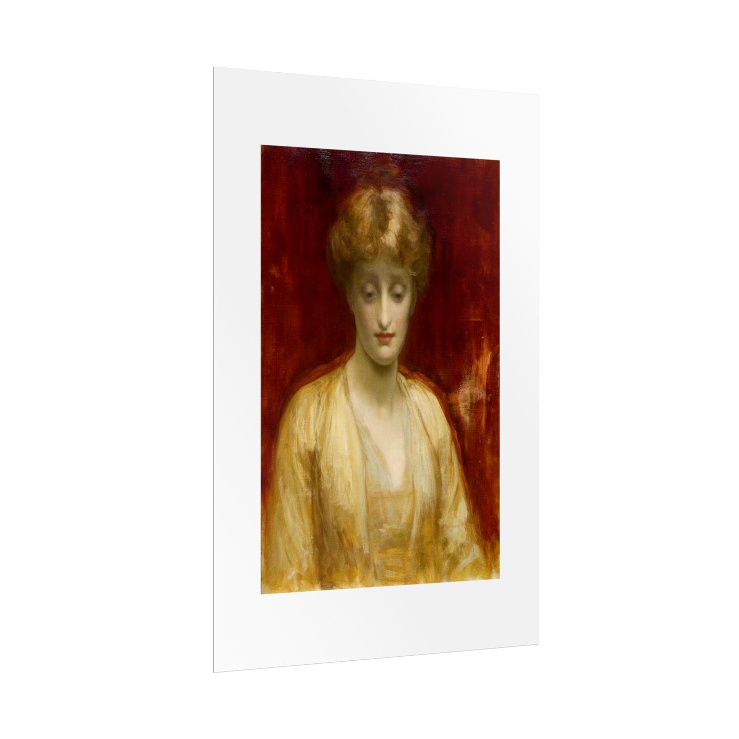 Mrs Williams by Lord Frederic Leighton Wall Art Print