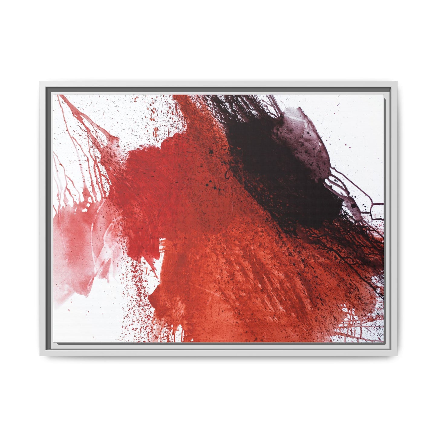 Flame by Natalija Miladinovic Matte Canvas Framed Wall Art