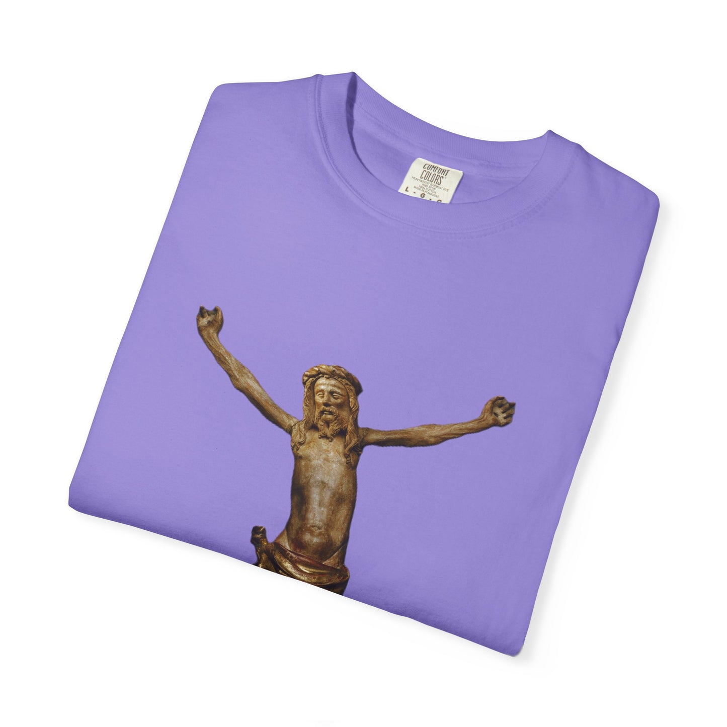 Unisex Christ on the cross Garment-Dyed T-shirt