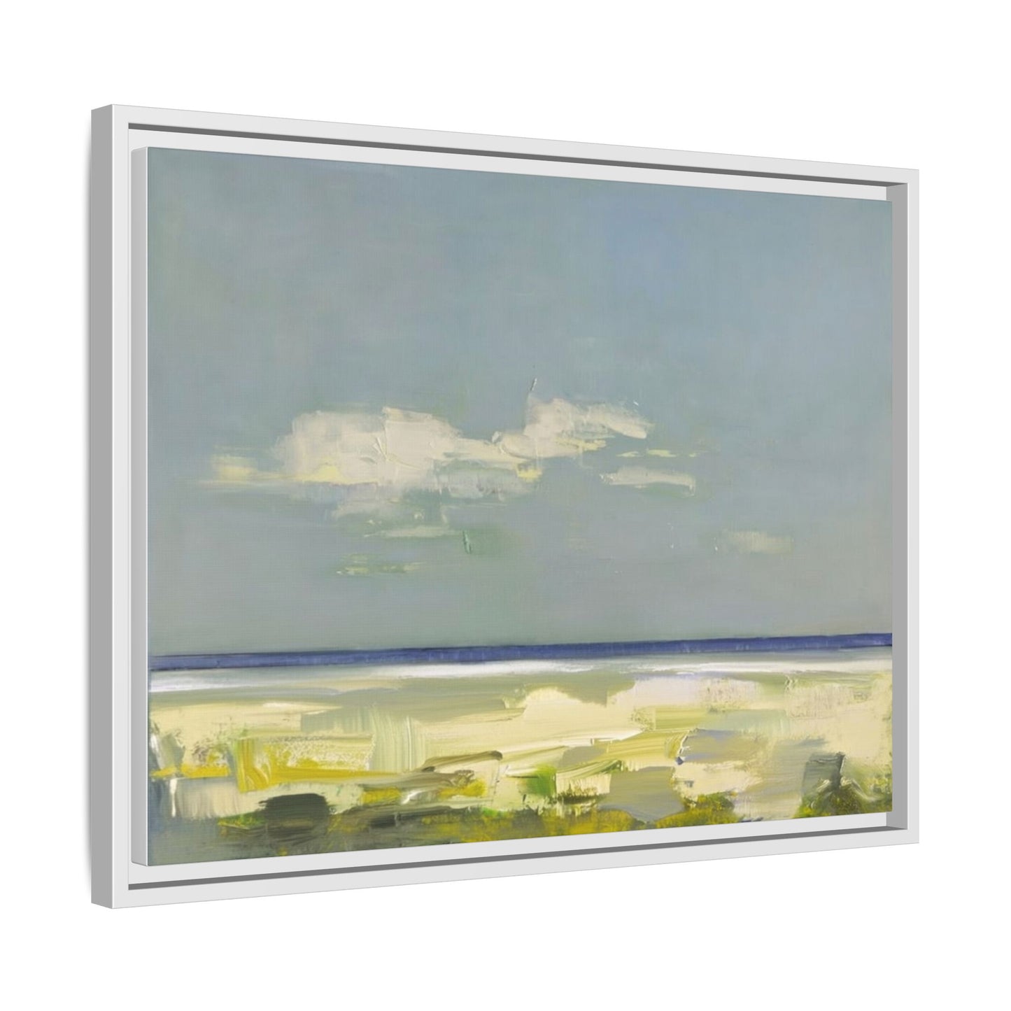 Coastal Calm Matte Canvas Framed Wall Art