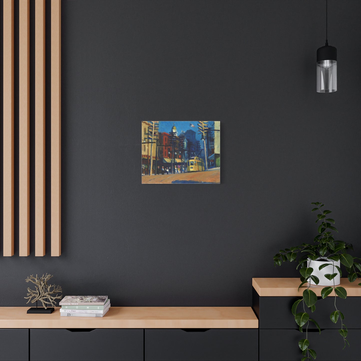 Yonkers by Edward Hopper Matte Canvas Wall Art Print