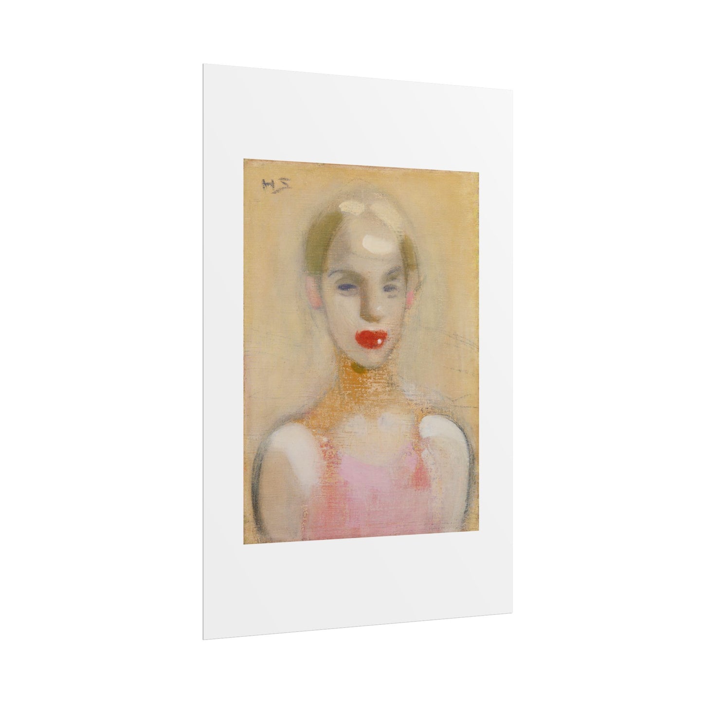 Circus Girl by Helene Schjerfbeck Wall Art Print