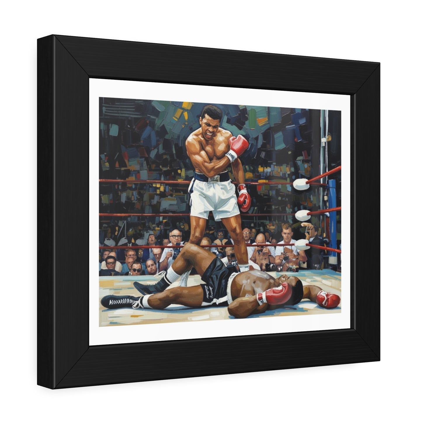 Muhammad Ali 'The Knockout' Framed Poster — Vintage Boxing Wall Art
