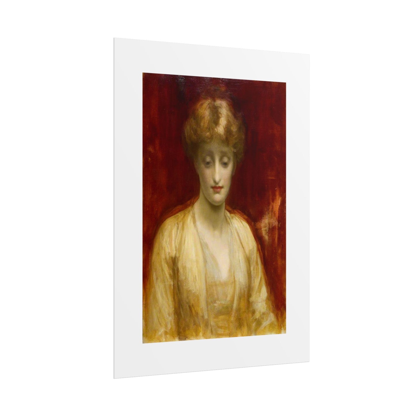 Mrs Williams by Lord Frederic Leighton Wall Art Print
