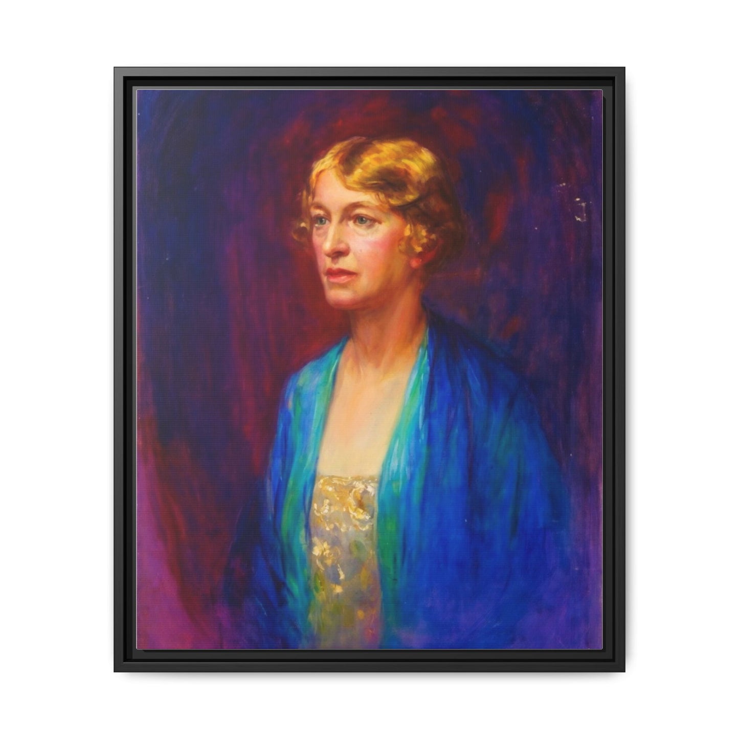 Matte Canvas Portrait , Framed (Multi-color)