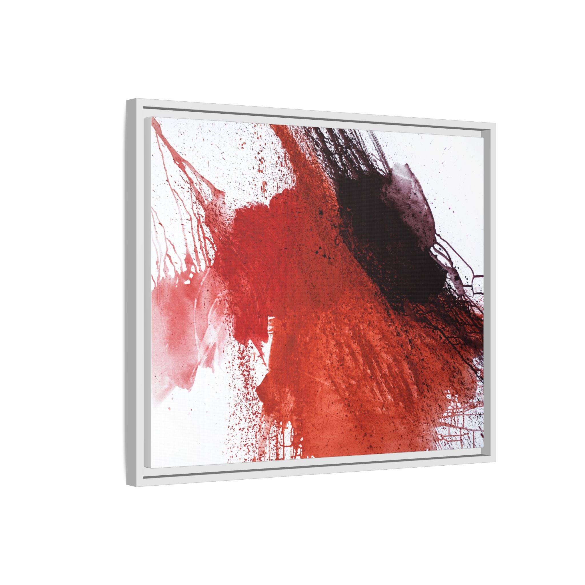 Flame by Natalija Miladinovic Matte Canvas Framed Wall Art
