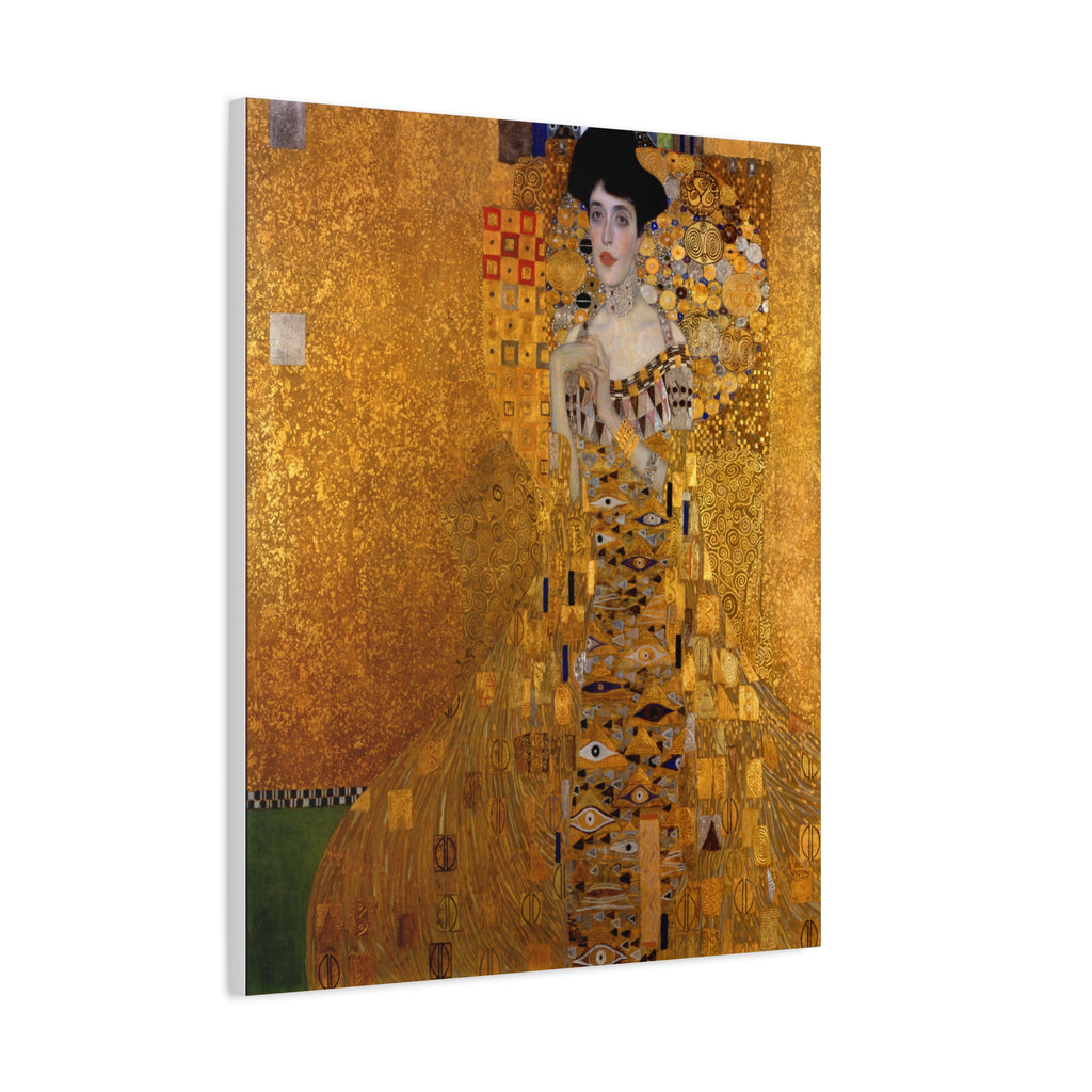 Adele Bloch-Bauer by Gustav Klimt Matte Canvas Wall Art Print