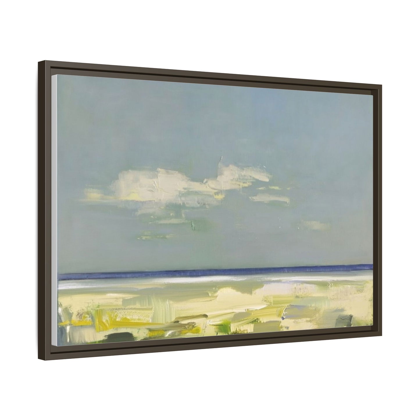 Coastal Calm Matte Canvas Framed Wall Art