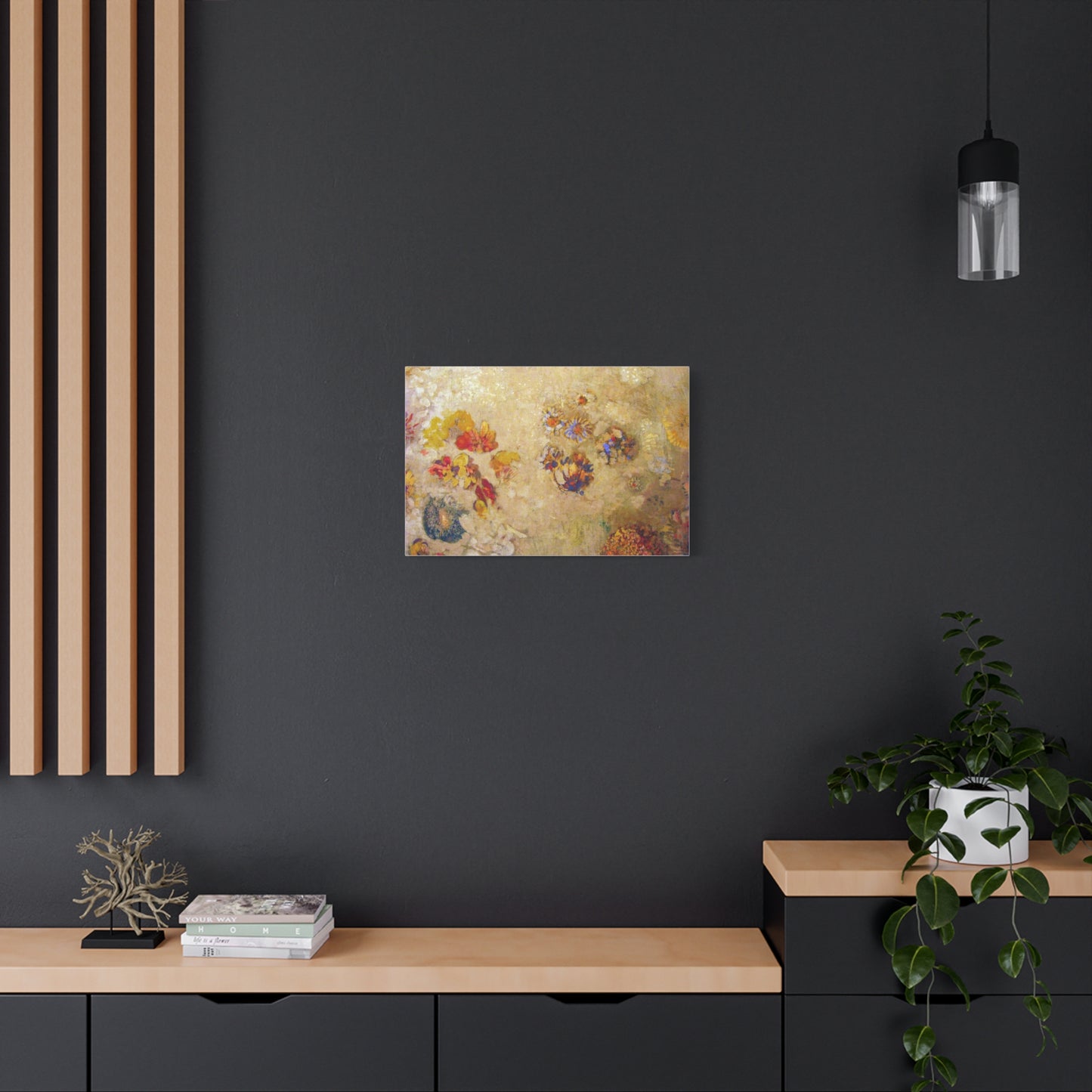 Andrevanb Panneau Décoratif by Odilon Redon Matte Canvas Wall Art Print