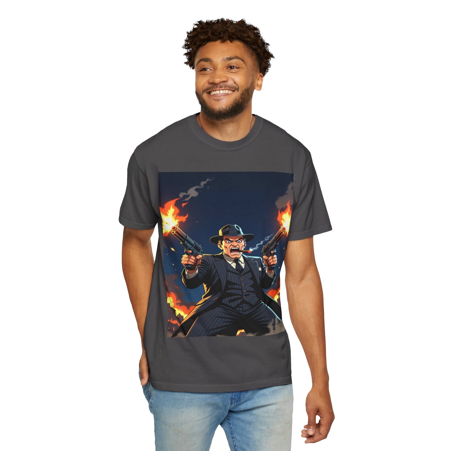 Gangster T‑Shirt — Vintage Outlaw Graphic Tee