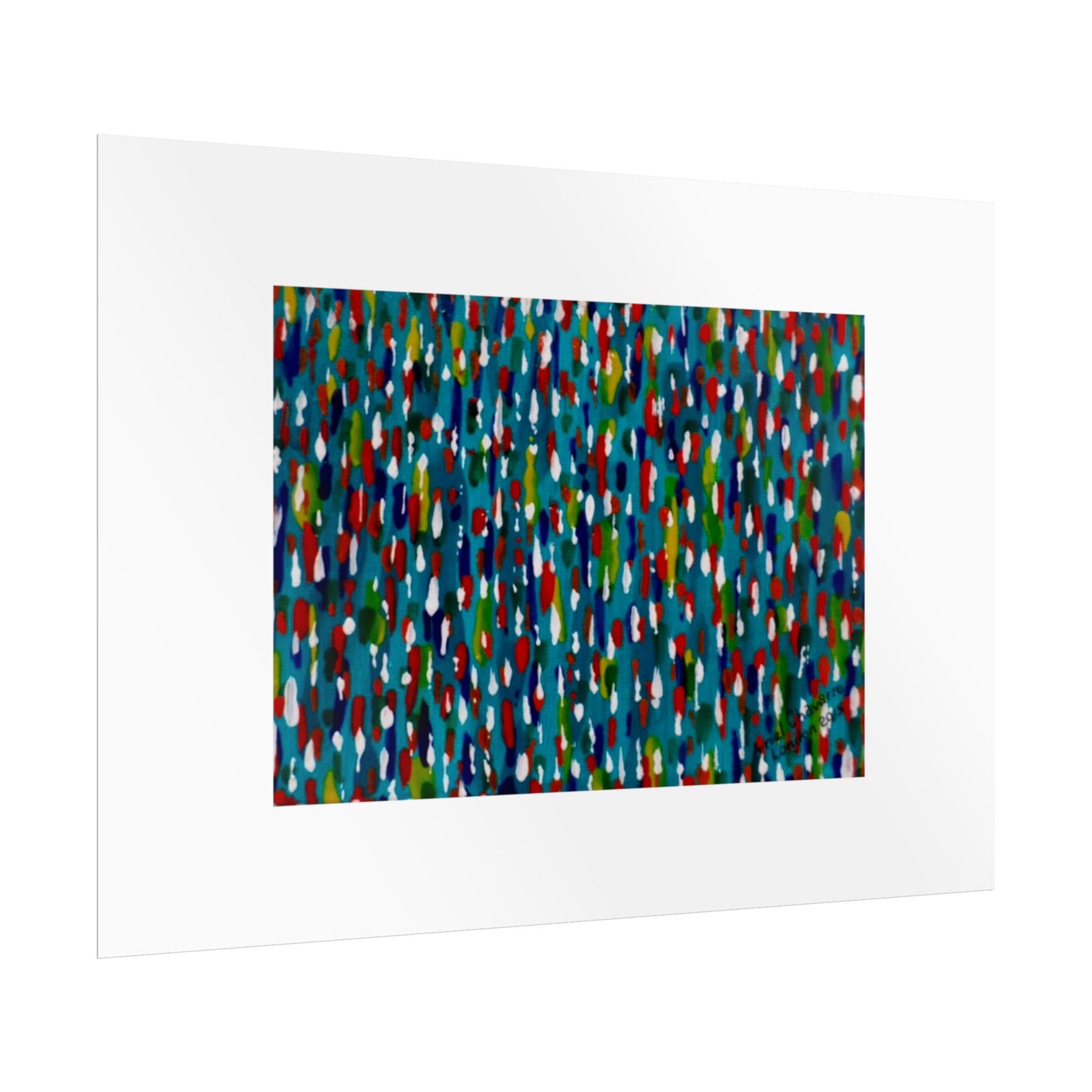Colours Of The Soul Reflecting On Water by Ariel Chavarro Avila Wall Art Print