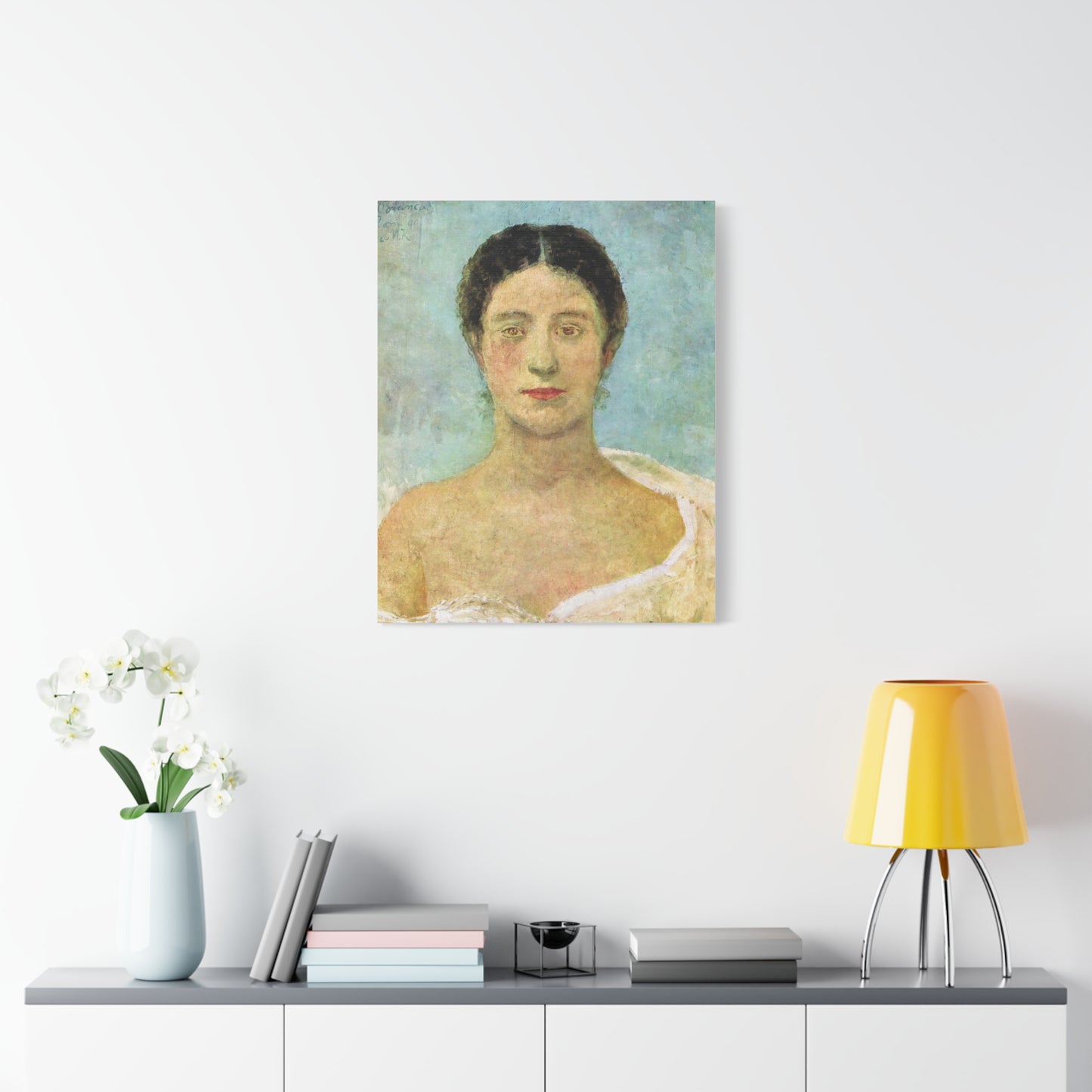 Bianca by Max Klinger Print Matte Stretched Canvas