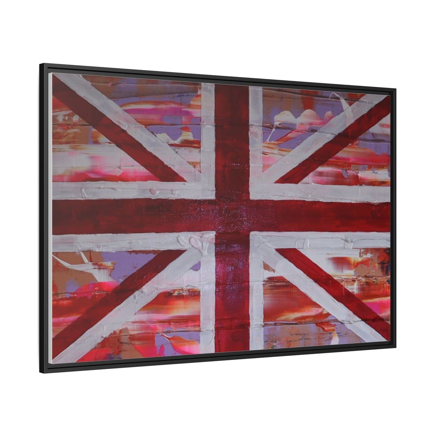 Union Jack is back! by Norman Barrett Framed Matte Canvas Print Wall Art