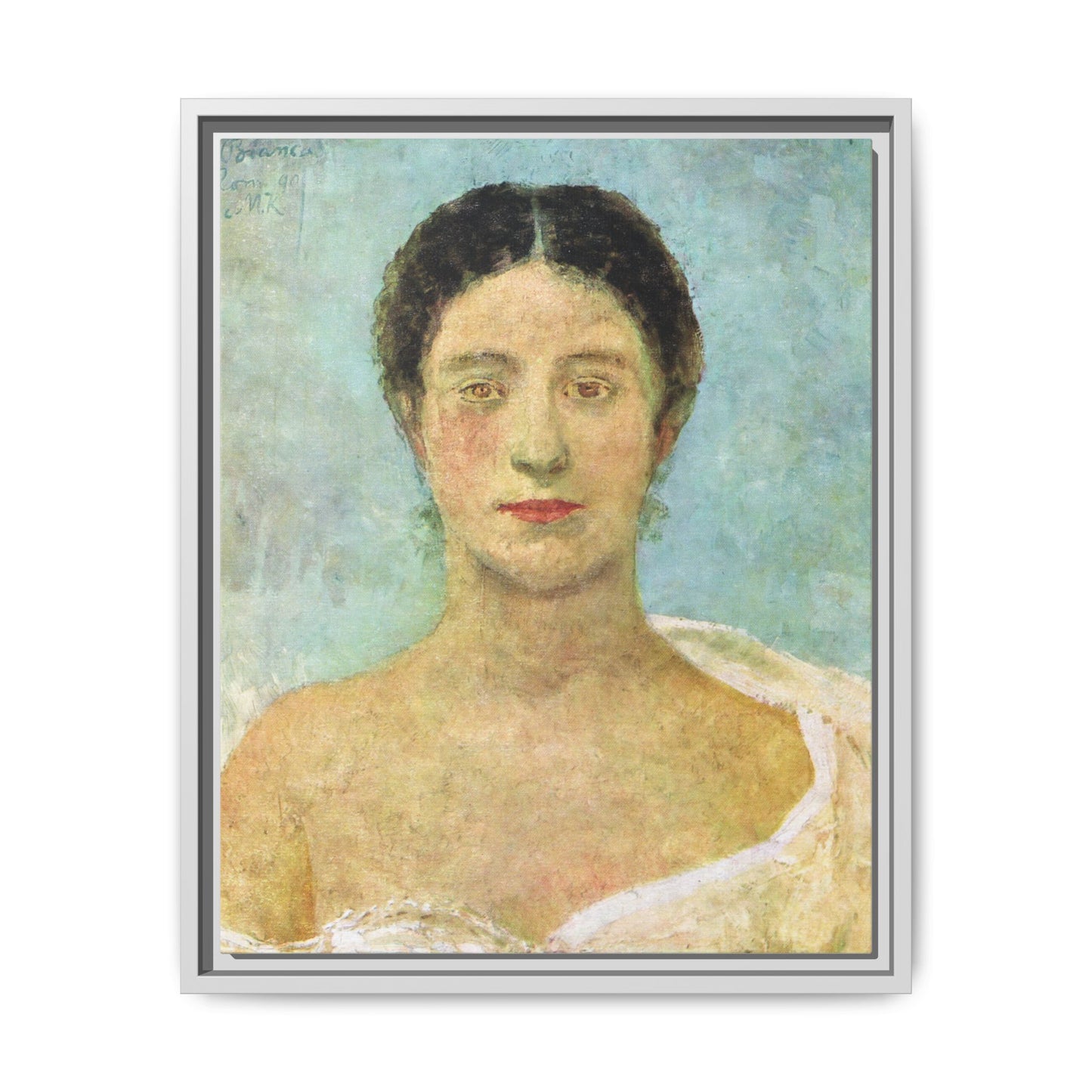 Bianca by Max Klinger Framed Matte Canvas Portrait Print