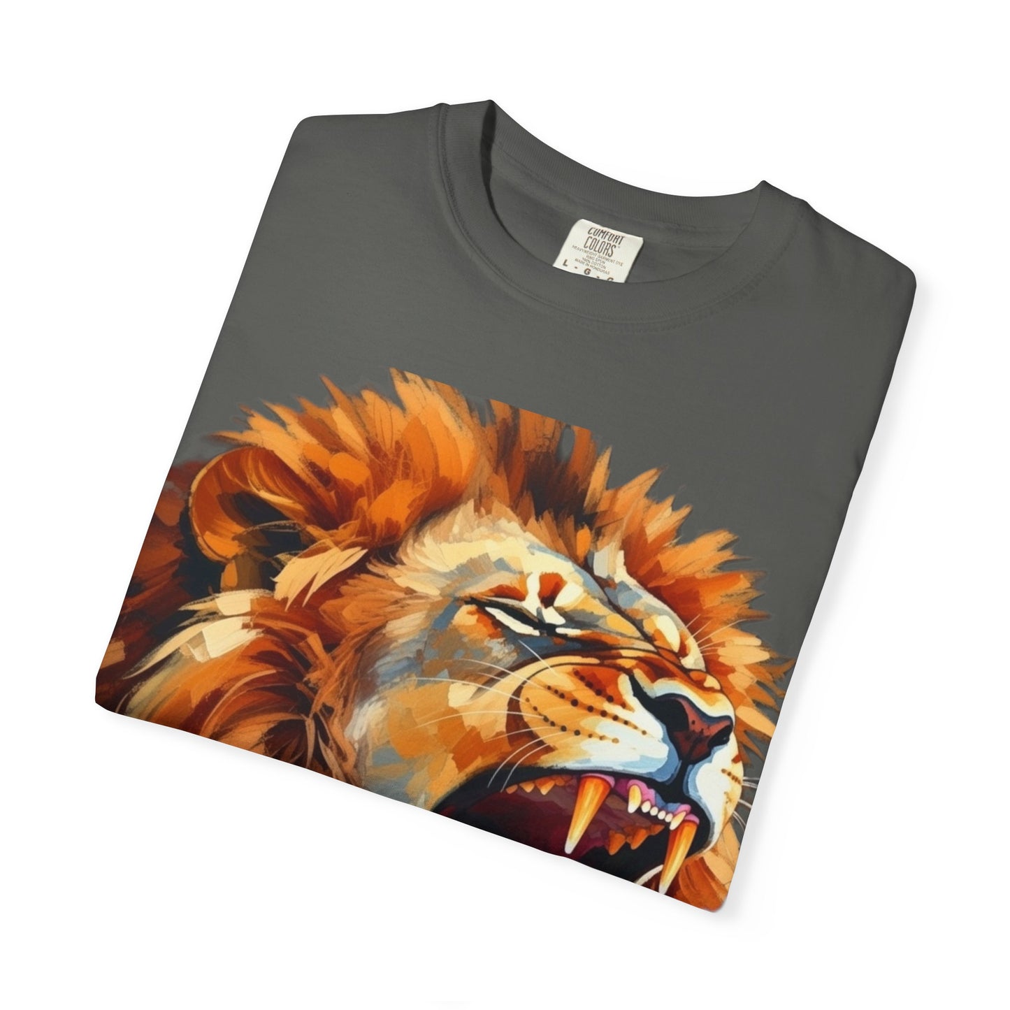Roaring Lion T-Shirt Bold Wildlife Graphic Tee