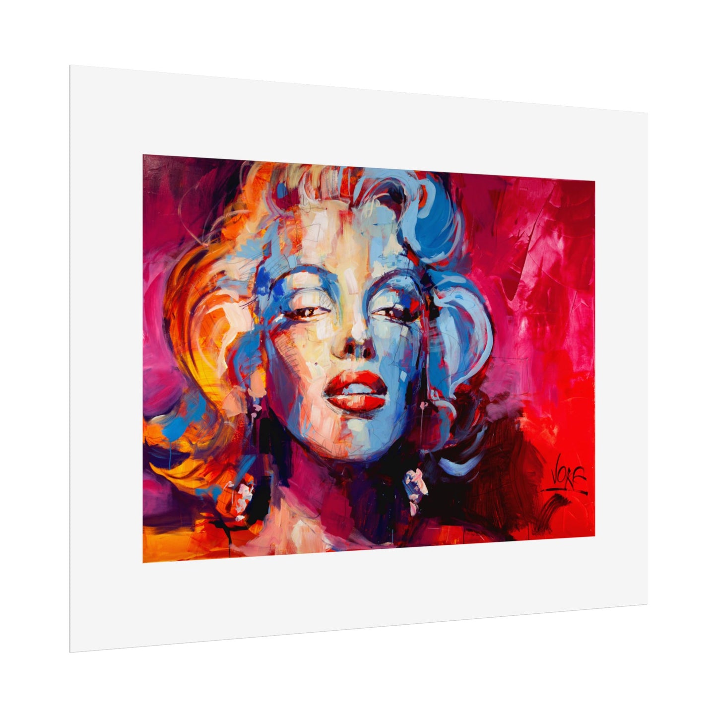 Marilyn Monroe attributed to Voke Wall Pop Art Poster