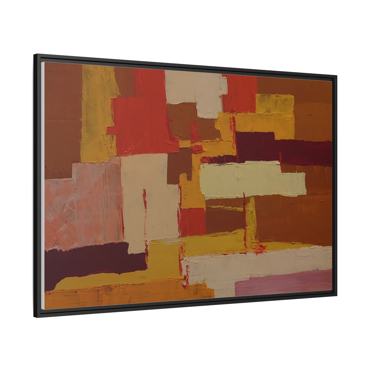 Tableau Confusion by Nicolae Calancea Framed Canvas Wall Art Print
