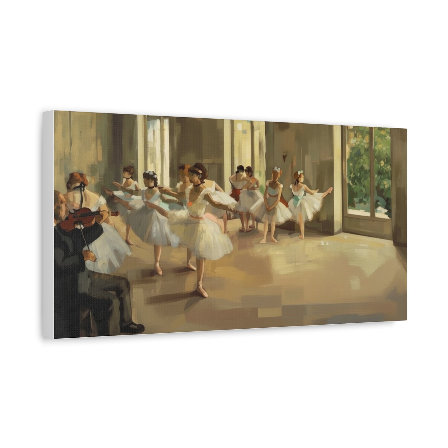 Ballet Rehearsal Matte Canvas