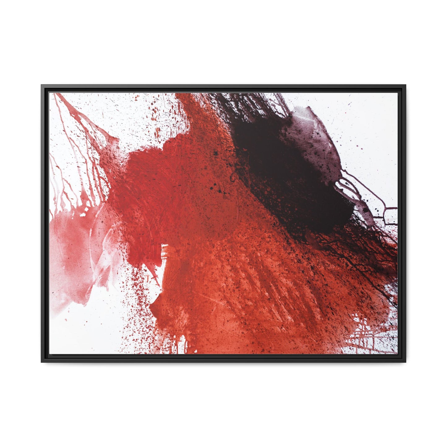 Flame by Natalija Miladinovic Matte Canvas Framed Wall Art