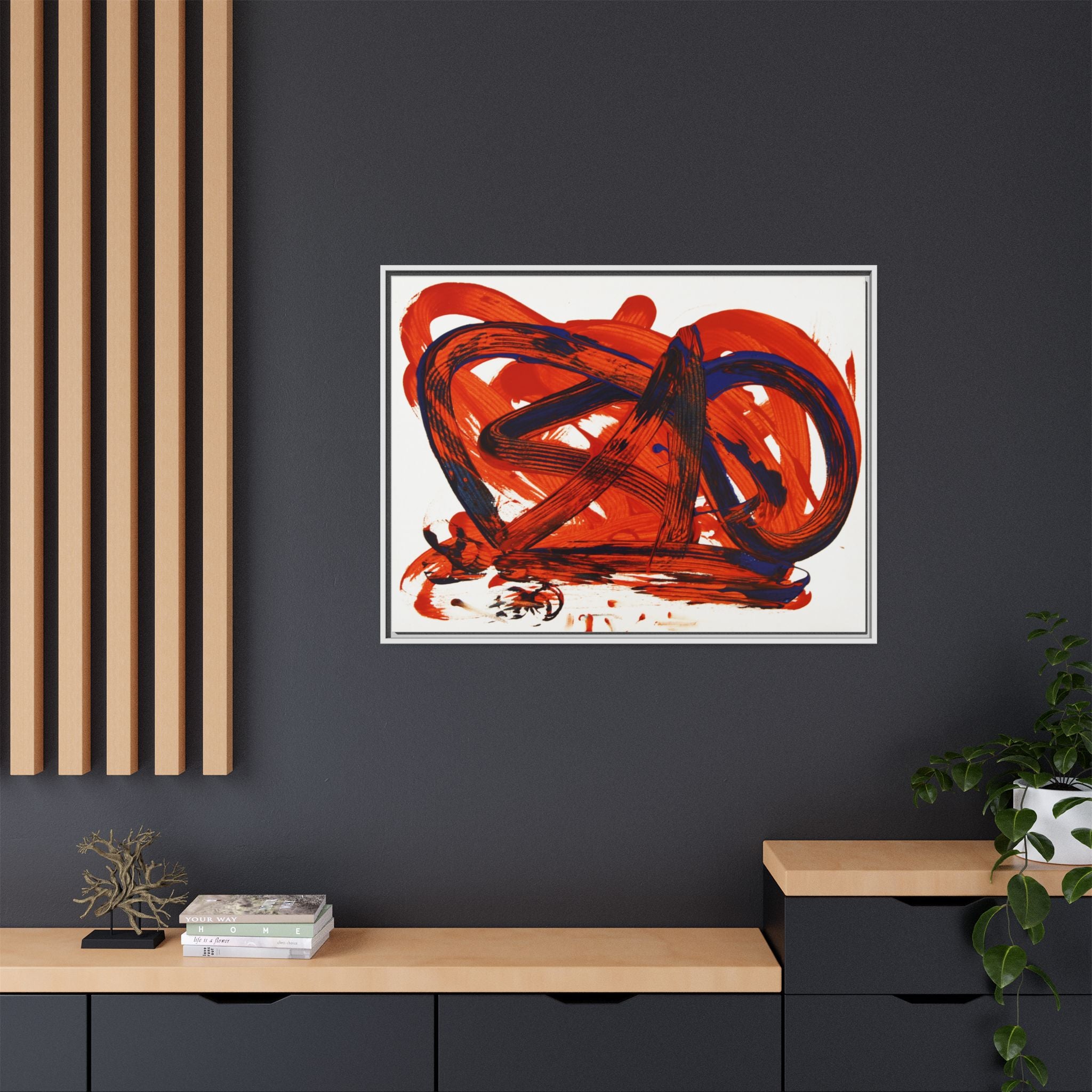 Barito 0138 by Heinz Hachel Matte Canvas Framed Wall Art