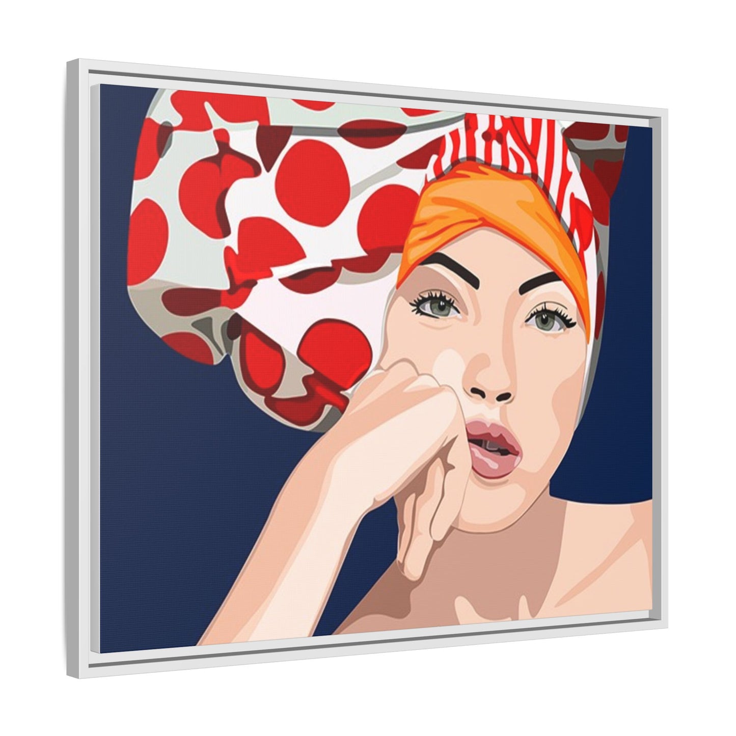 Vivid 20 by Orit Fuchs Pop Art Matte Canvas Framed Wall Art Print