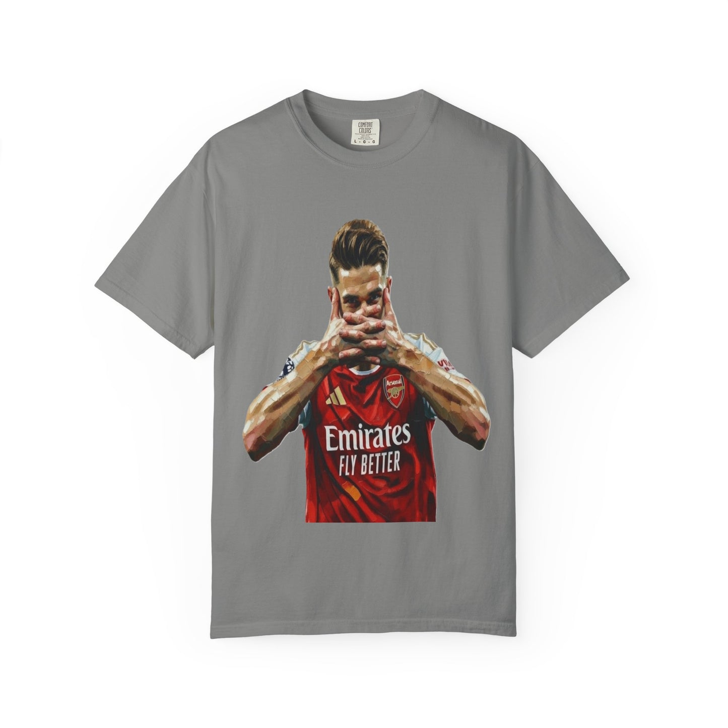Soccer Celebration T-Shirt — Emirates 'Fly Better' Jersey Design