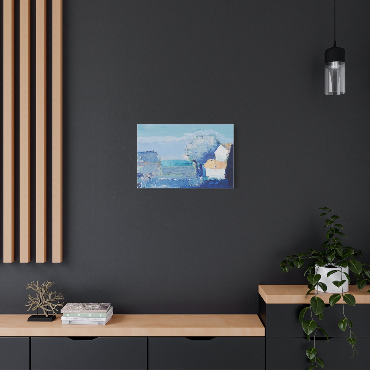 Paysage de Provence by Nicolas de Staël Matte Stretched Wall Art Print
