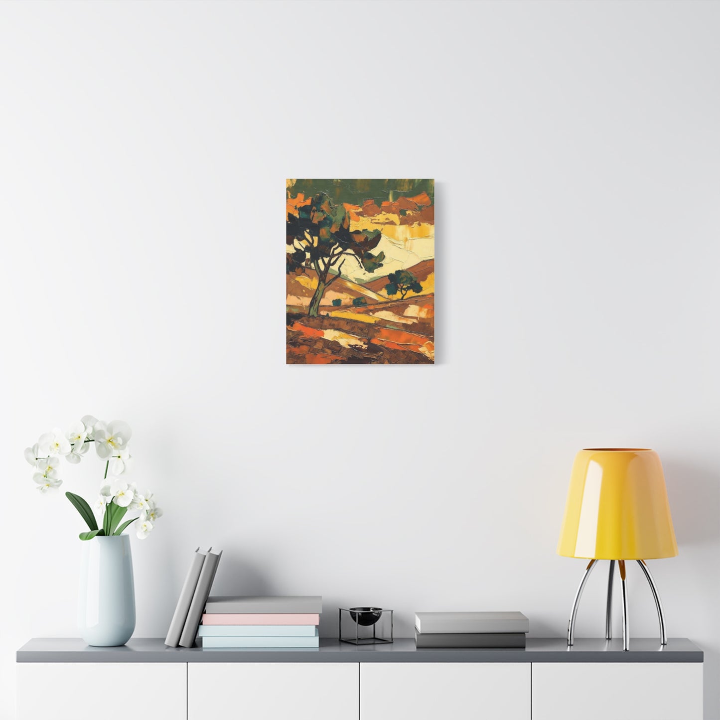Abstract Autumn Landscape Canvas