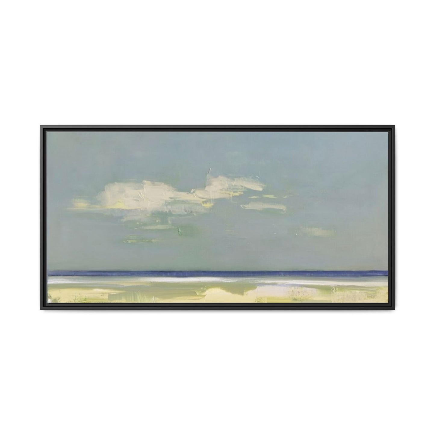 Coastal Calm Matte Canvas Framed Wall Art