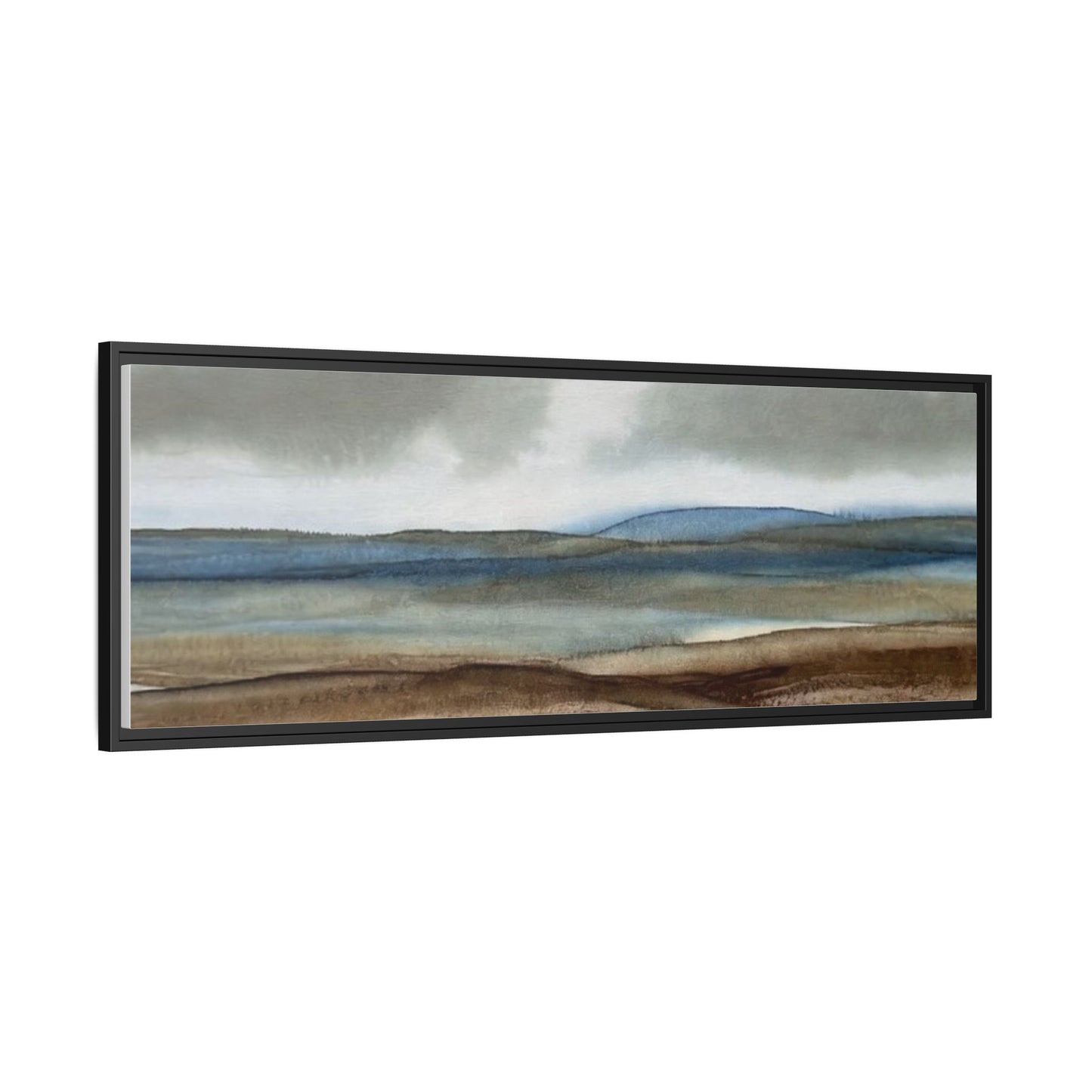 Matte Canvas Landscape, Framed (Multi-color)