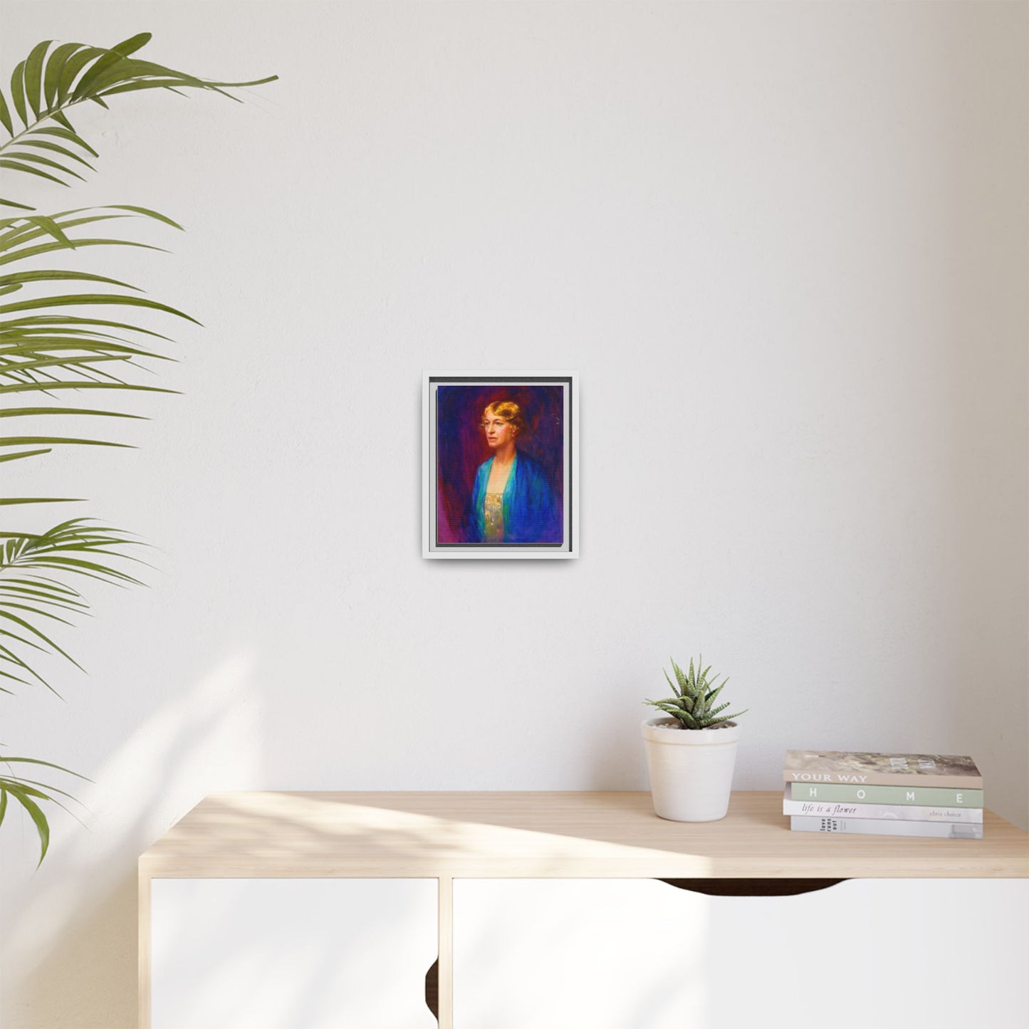 Matte Canvas Portrait , Framed (Multi-color)