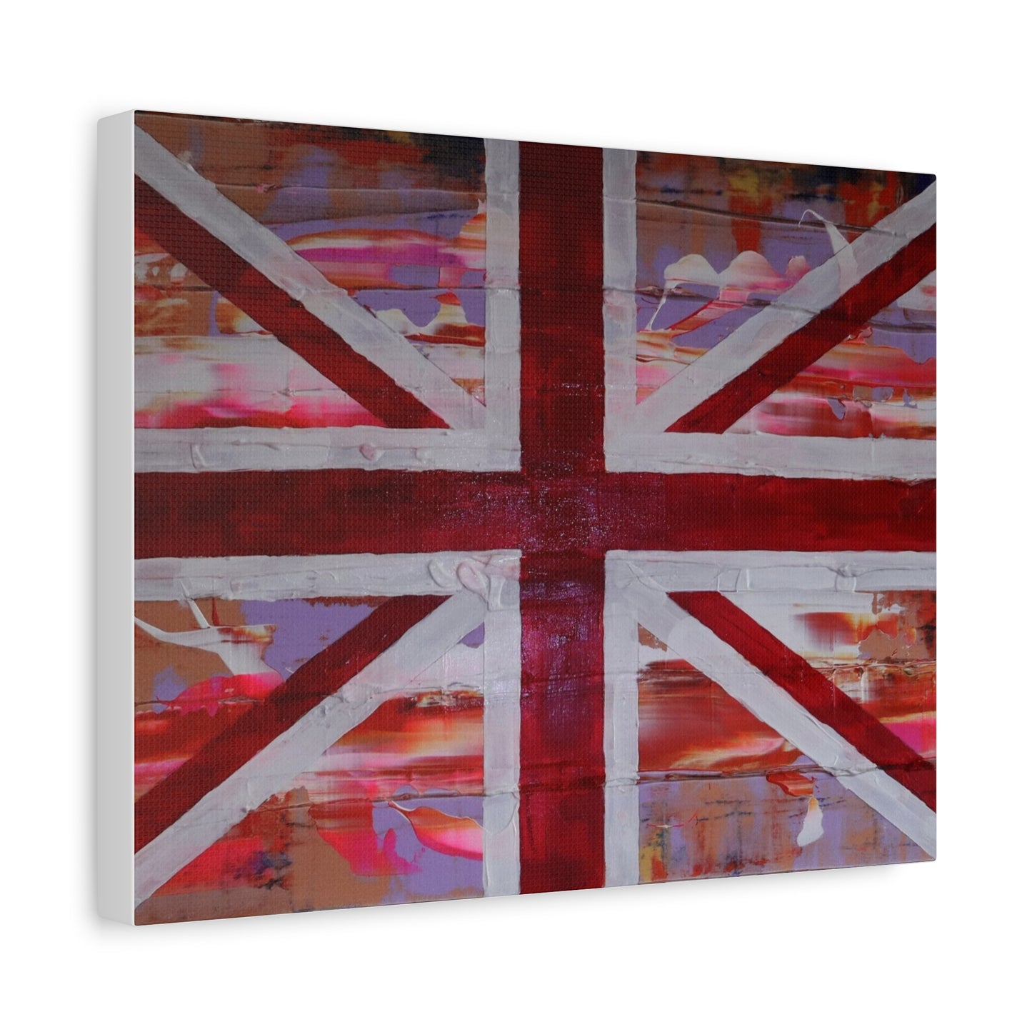 Union Jack is back! by Norman Barrett Matte Canvas Wall Art