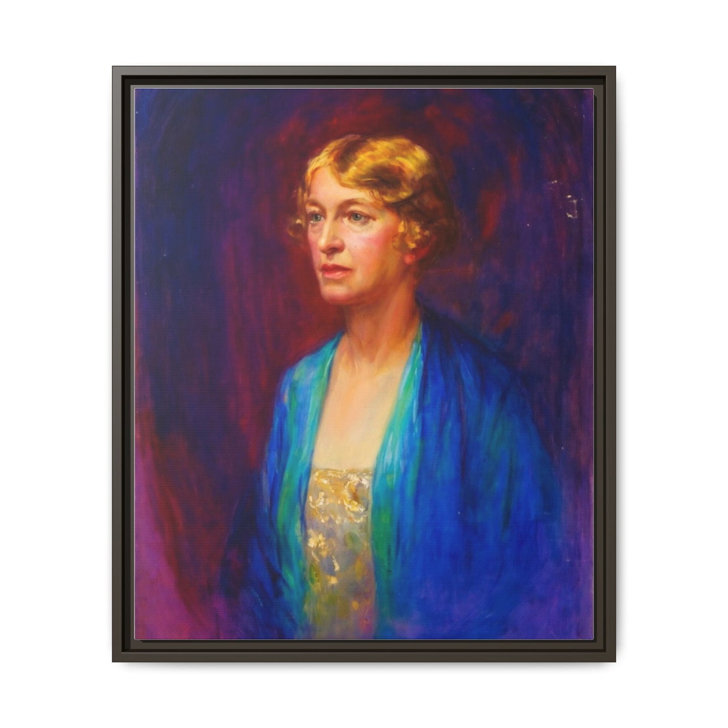 Matte Canvas Portrait , Framed (Multi-color)