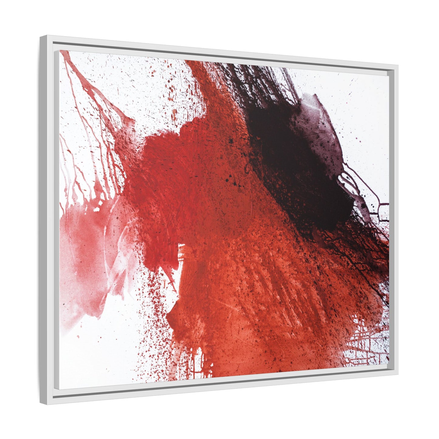 Flame by Natalija Miladinovic Matte Canvas Framed Wall Art