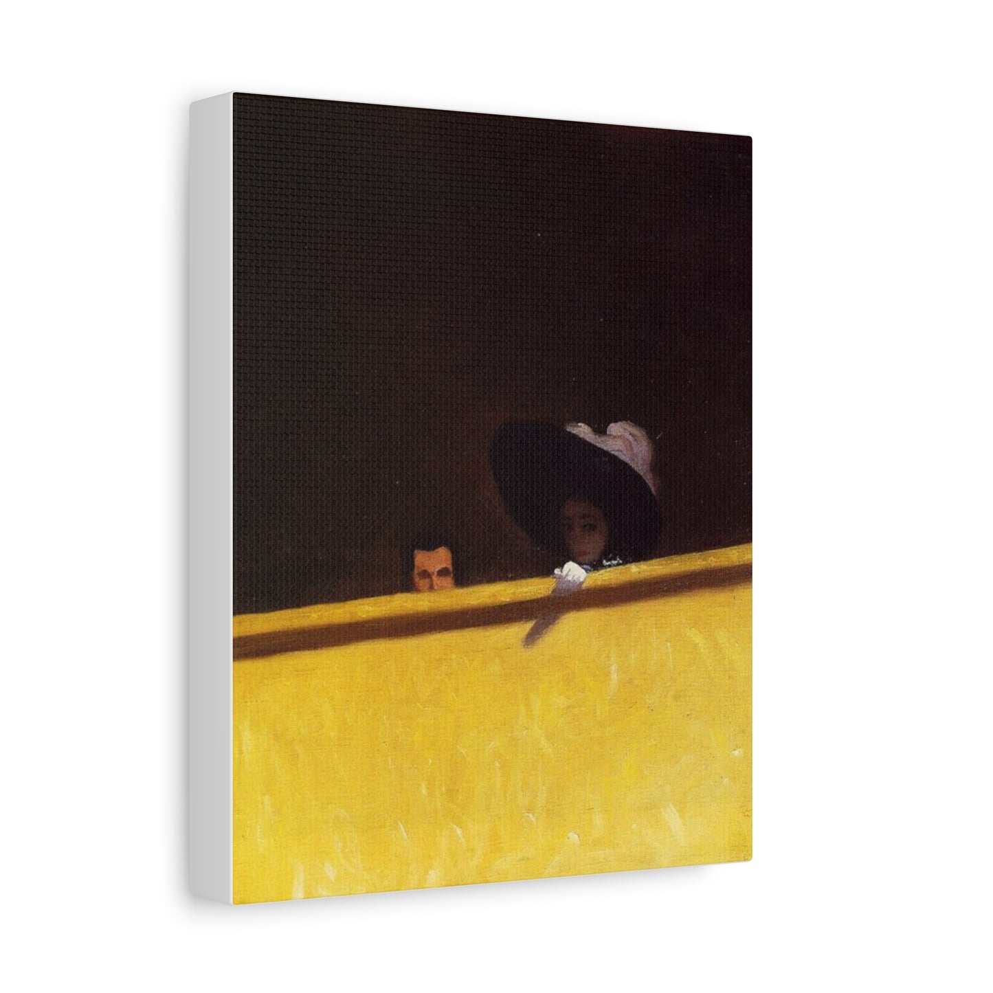 La loge de theatre by Félix Vallotton Matte Canvas Wall Art Print