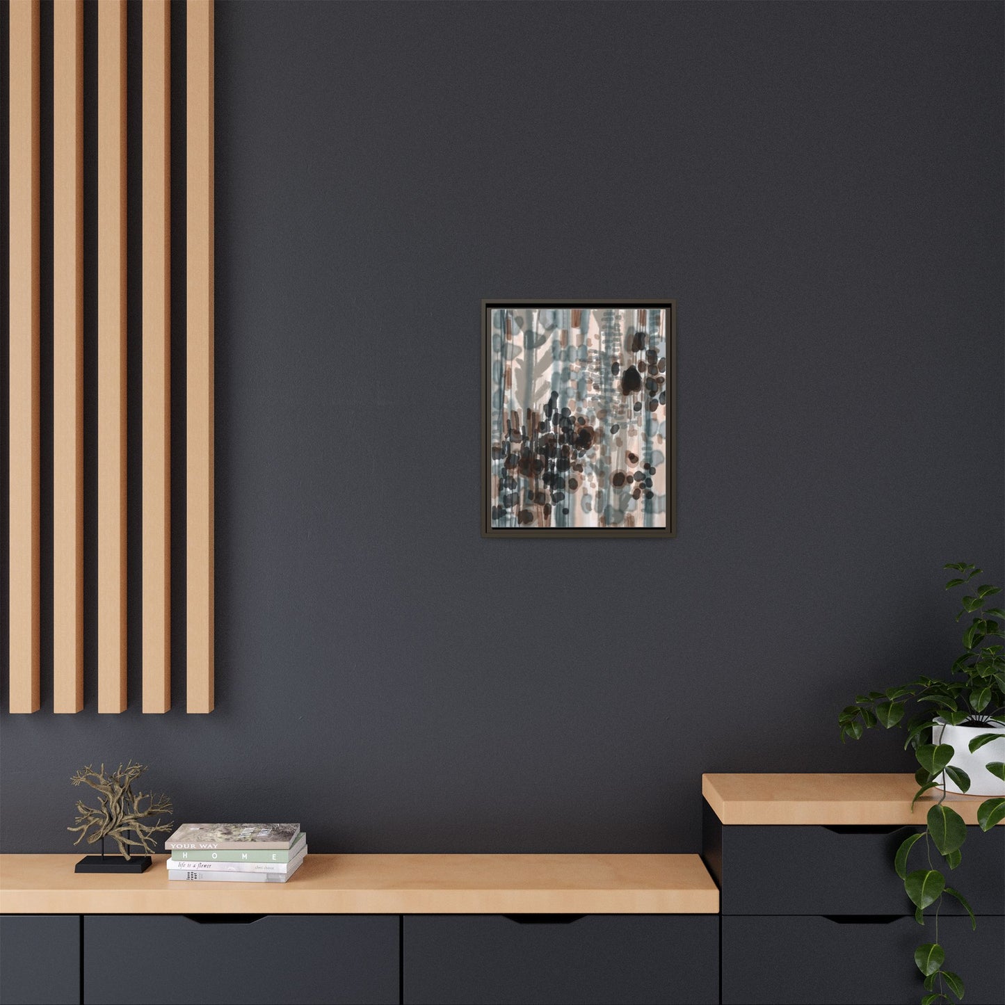 Vleken by an unknown artist Framed Canvas Art