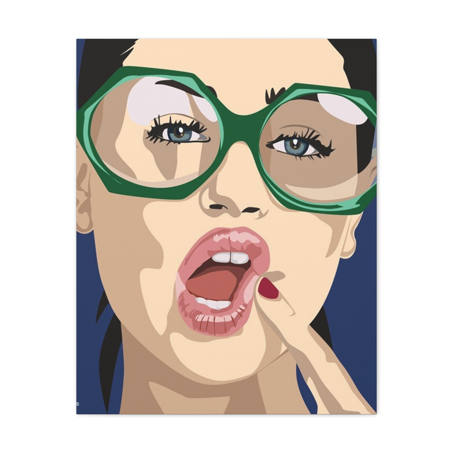 Vivid 2 by Orit Fuchs Matte Stretched Canvas Wall Art