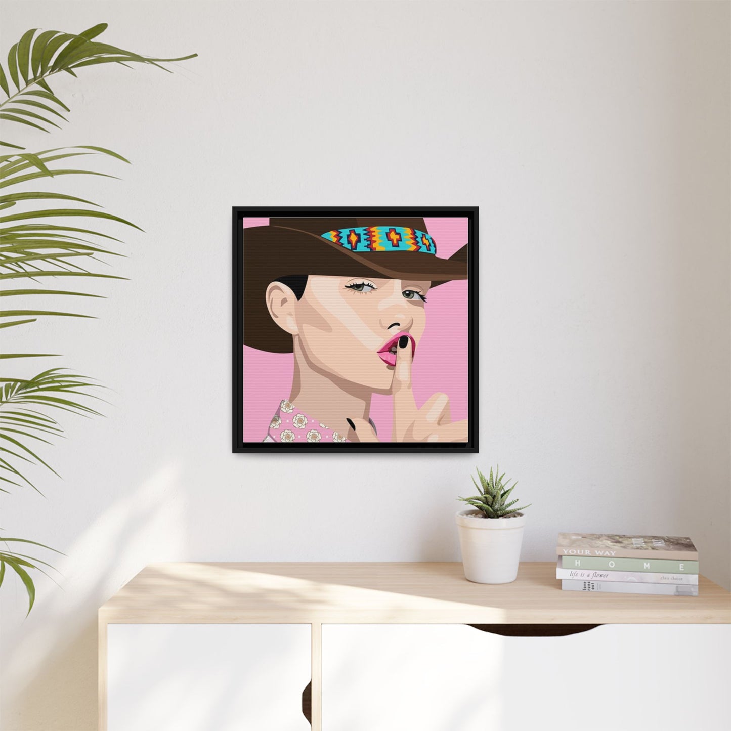 Vivid 63 by Orit Fuchs Matte Framed Canvas Wall Art