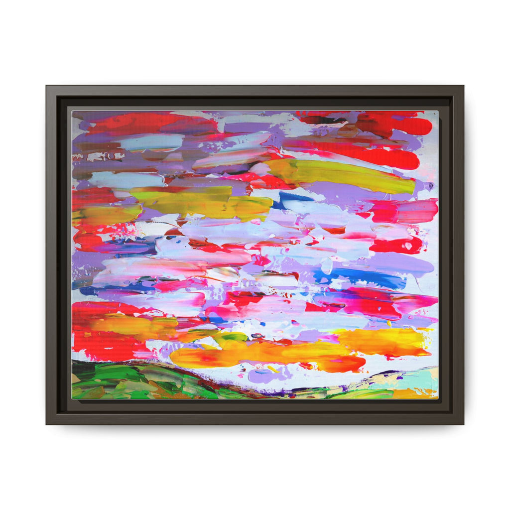 Sunny day in may by Norman Barrett Framed Matte Canvas Wall Art