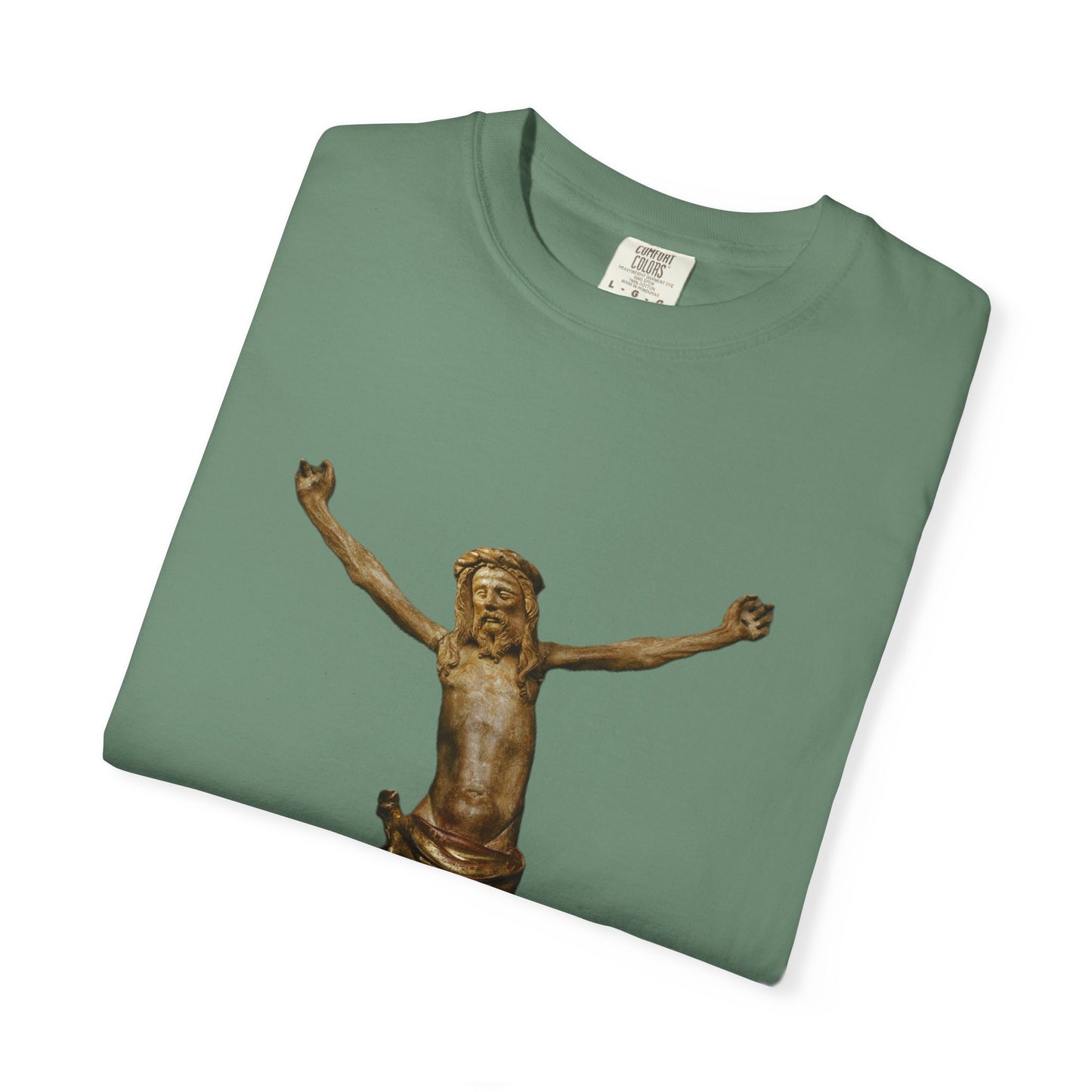 Unisex Christ on the cross Garment-Dyed T-shirt