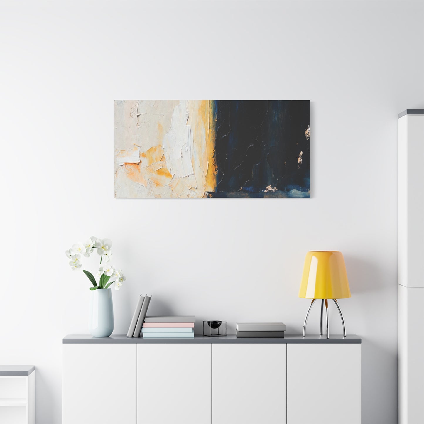 Abstract Coastal Light Matte Canvas Print — Stretched 1.25"