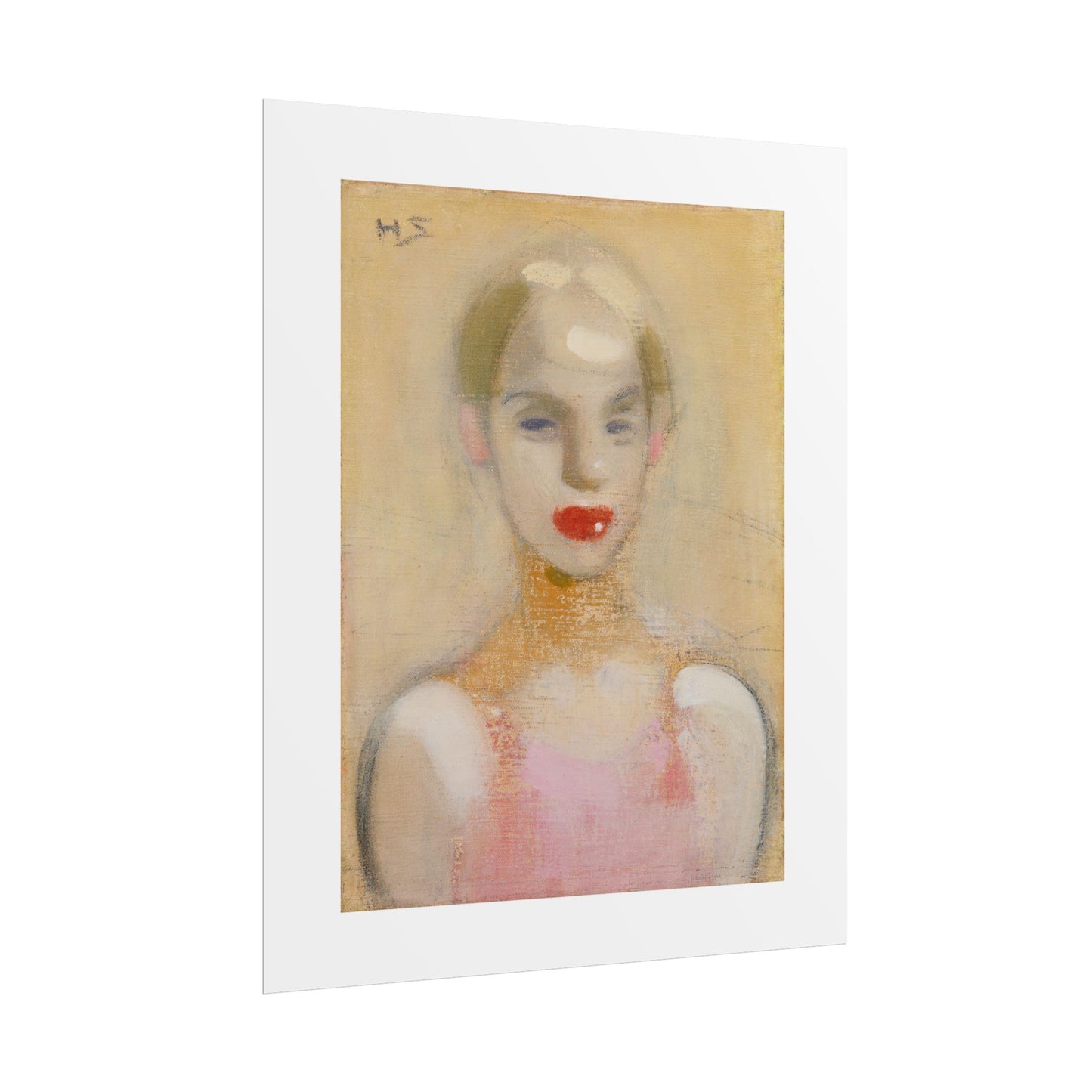 Circus Girl by Helene Schjerfbeck Wall Art Print