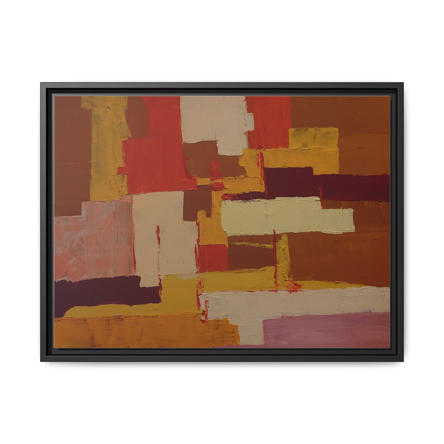 Tableau Confusion by Nicolae Calancea Framed Canvas Wall Art Print