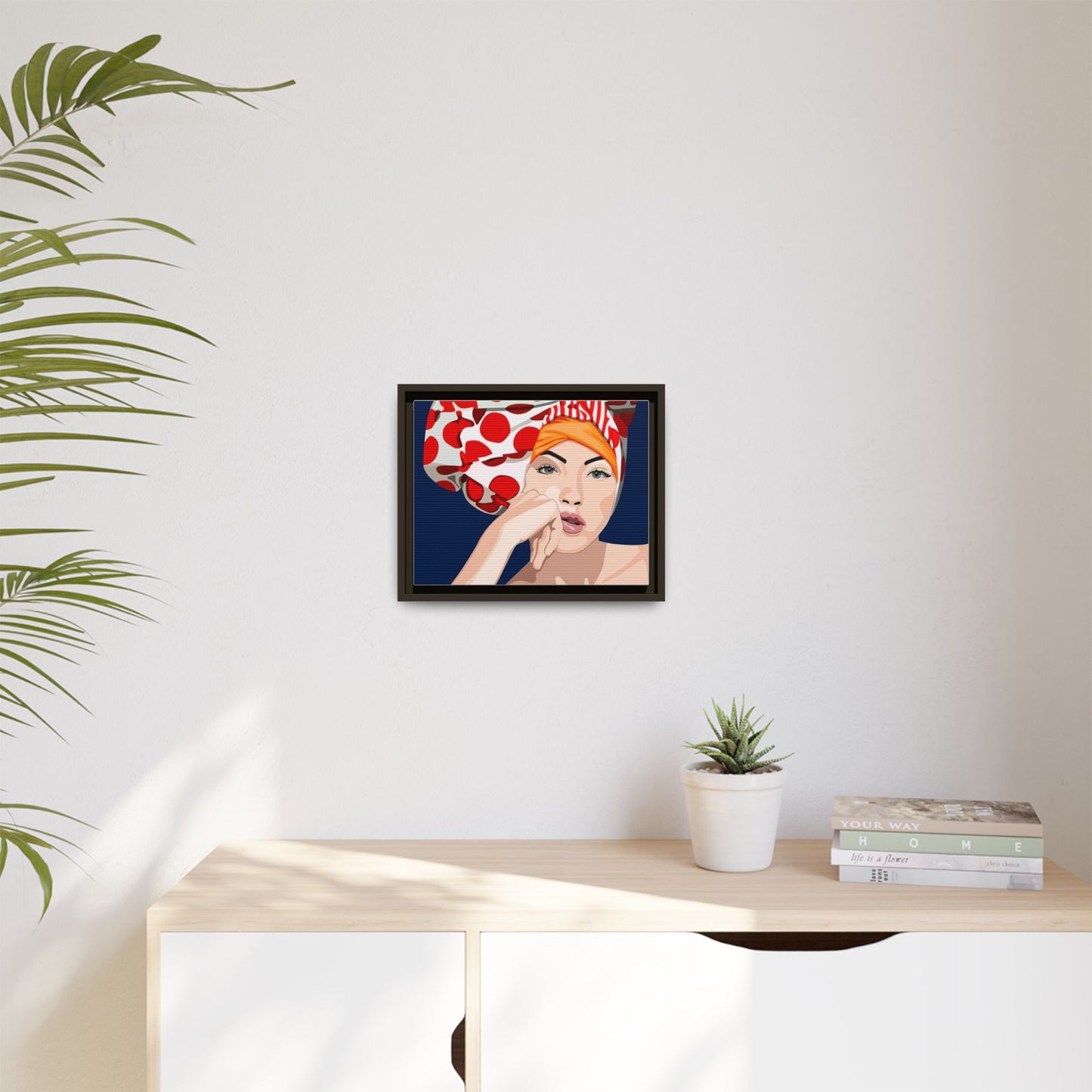 Vivid 20 by Orit Fuchs Pop Art Matte Canvas Framed Wall Art Print