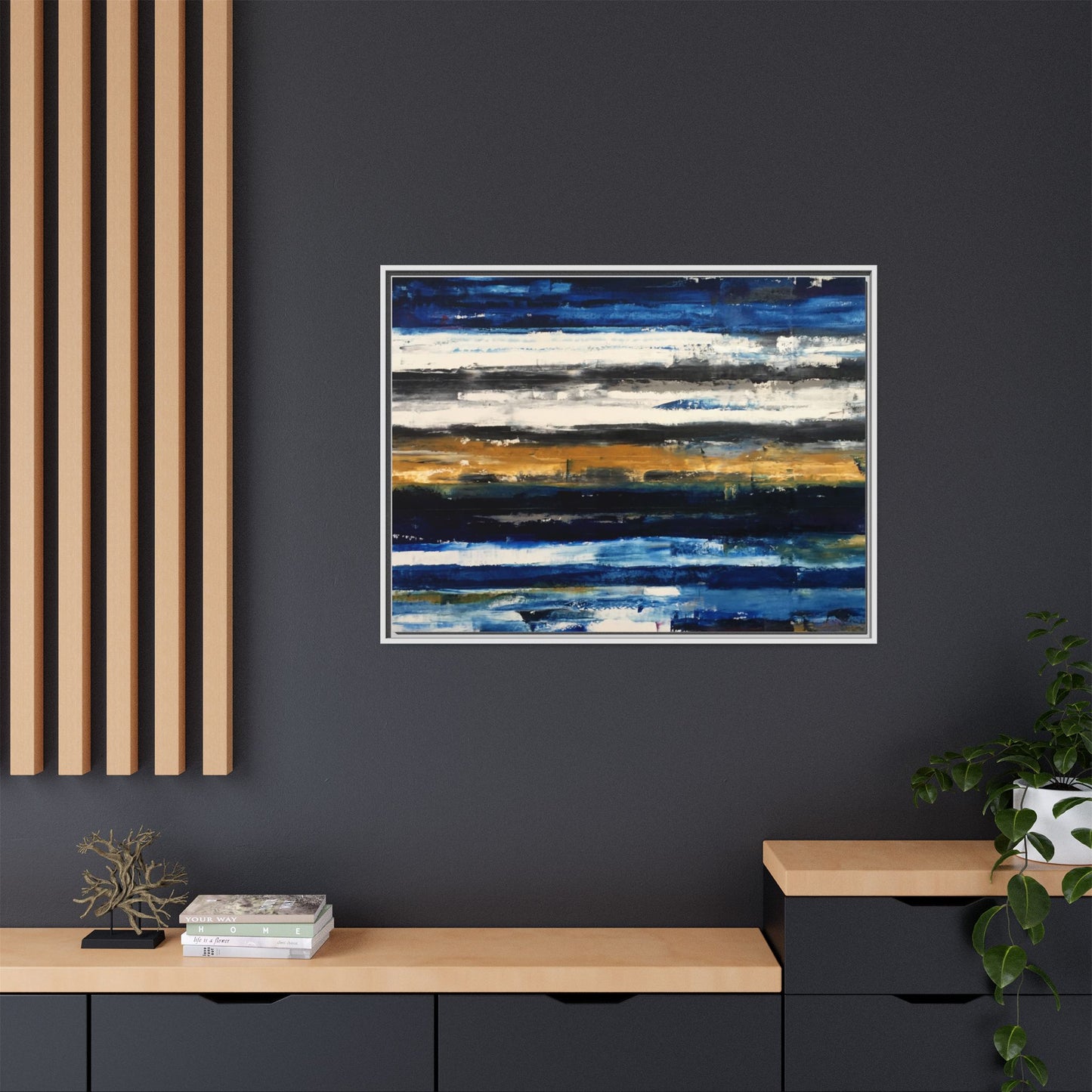 Tiny Buddha by Todd Williamson Framed Matte Canvas Abstract  Wall Art