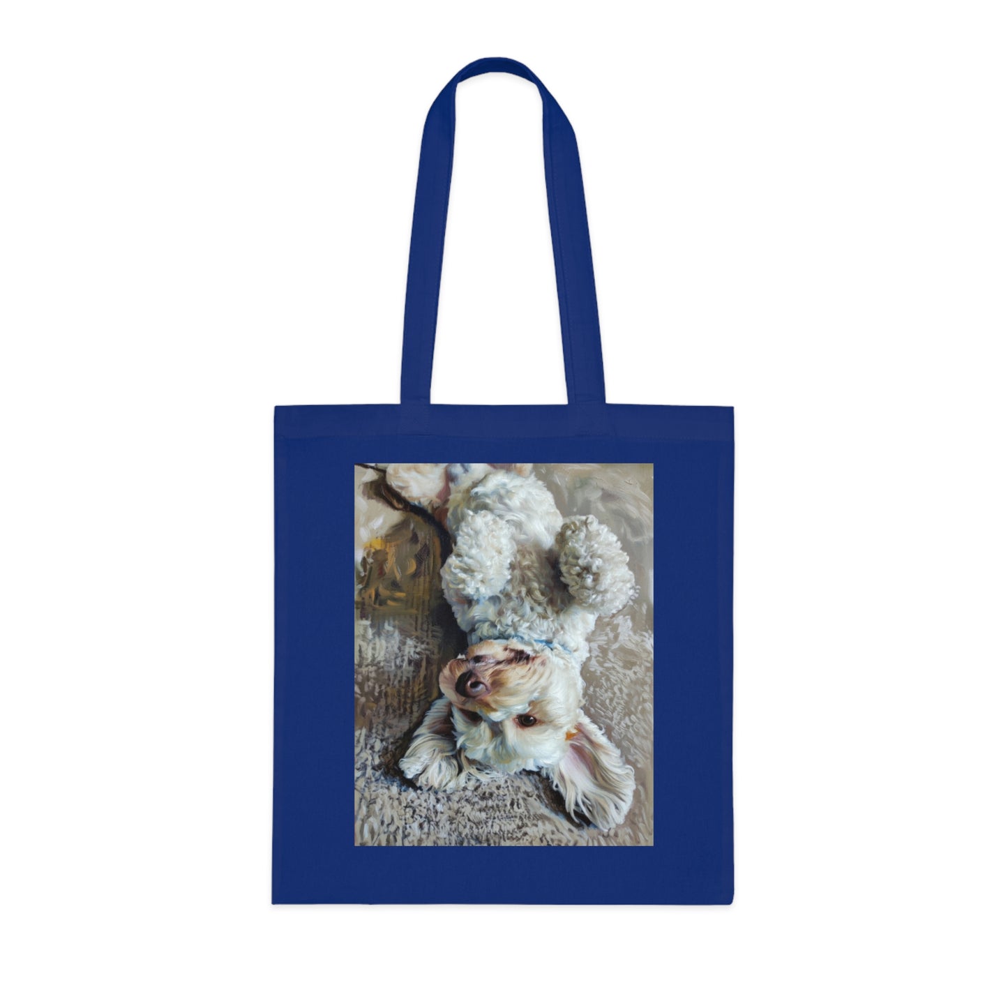 Cute Puppy Photo Cotton Tote — Adorable Dog Lover Gift Tote Bag